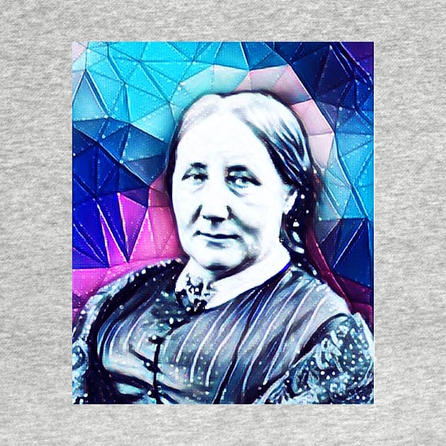 Elizabeth Gaskell Snowy Portrait | Elizabeth Gaskell Artwork 6 by JustLit